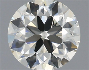 Picture of Natural Diamond 0.80 Carats, Round with Excellent Cut, K Color, VVS2 Clarity and Certified by IGI
