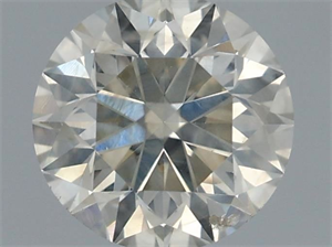 Picture of Natural Diamond 0.71 Carats, Round with Very Good Cut, L Color, SI1 Clarity and Certified by IGI