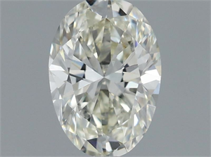 Picture of Natural Diamond 0.56 Carats, Oval with  Cut, I Color, VS1 Clarity and Certified by IGI