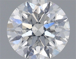 Picture of Natural Diamond 0.60 Carats, Round with Excellent Cut, G Color, I1 Clarity and Certified by GIA