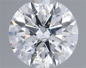 Picture of Natural Diamond 0.40 Carats, Round with Excellent Cut, E Color, I1 Clarity and Certified by IGI