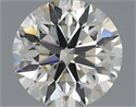 Natural Diamond 0.60 Carats, Round with Excellent Cut, J Color, VS1 Clarity and Certified by IGI