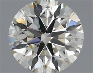 Picture of Natural Diamond 0.60 Carats, Round with Excellent Cut, J Color, VS1 Clarity and Certified by IGI