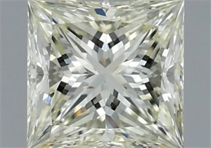 Foto Diamante Natural 0.90 quilates, Princesa , Color L, claridad VS2 y certificado IGI de