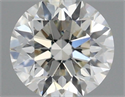 Natural Diamond 0.44 Carats, Round with Excellent Cut, H Color, VS2 Clarity and Certified by IGI