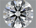 Natural Diamond 0.41 Carats, Round with Excellent Cut, G Color, SI1 Clarity and Certified by IGI