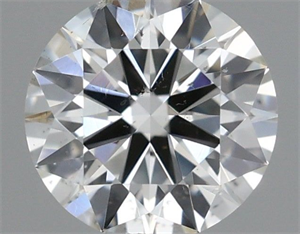 Picture of Natural Diamond 0.41 Carats, Round with Excellent Cut, G Color, SI1 Clarity and Certified by IGI