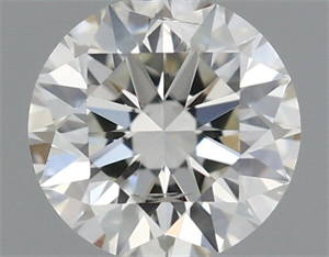 Picture of Natural Diamond 0.40 Carats, Round with Excellent Cut, H Color, SI1 Clarity and Certified by IGI