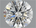 Natural Diamond 0.61 Carats, Round with Excellent Cut, I Color, SI2 Clarity and Certified by IGI