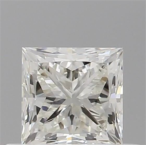 Foto Diamante Natural 0.50 quilates, Princesa , Color G, claridad VVS1 y certificado IGI de