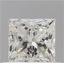 Diamante Natural 0.50 quilates, Princesa , Color I, claridad VVS1 y certificado IGI
