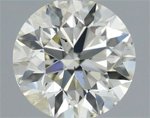Picture of Natural Diamond 0.40 Carats, Round with Excellent Cut, L Color, SI2 Clarity and Certified by IGI