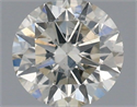 Natural Diamond 0.40 Carats, Round with Excellent Cut, K Color, SI2 Clarity and Certified by IGI
