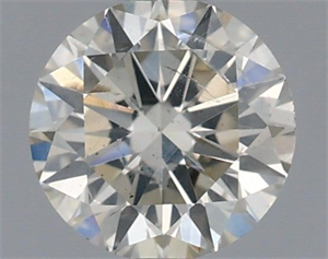 Picture of Natural Diamond 0.40 Carats, Round with Excellent Cut, K Color, SI2 Clarity and Certified by IGI
