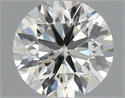 Natural Diamond 0.40 Carats, Round with Excellent Cut, I Color, SI2 Clarity and Certified by IGI