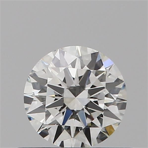 Picture of Natural Diamond 0.40 Carats, Round with Excellent Cut, H Color, VS1 Clarity and Certified by GIA