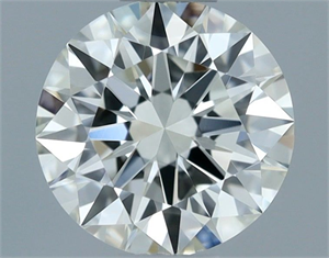 Picture of Natural Diamond 0.60 Carats, Round with Excellent Cut, I Color, VVS1 Clarity and Certified by IGI