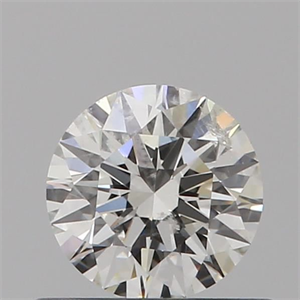 Picture of Natural Diamond 0.45 Carats, Round with Excellent Cut, I Color, SI2 Clarity and Certified by GIA