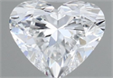 Natural Diamond 0.40 Carats, Heart with  Cut, E Color, SI1 Clarity and Certified by GIA