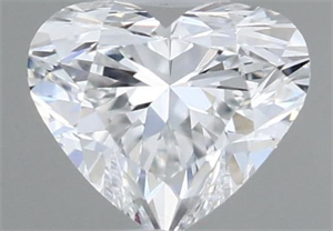 Picture of Natural Diamond 0.40 Carats, Heart with  Cut, E Color, SI1 Clarity and Certified by GIA