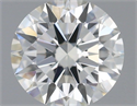 Natural Diamond 0.50 Carats, Round with Excellent Cut, J Color, VS1 Clarity and Certified by IGI