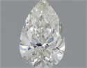 Natural Diamond 0.41 Carats, Pear with  Cut, H Color, SI1 Clarity and Certified by IGI