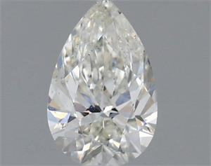 Picture of Natural Diamond 0.41 Carats, Pear with  Cut, H Color, SI1 Clarity and Certified by IGI