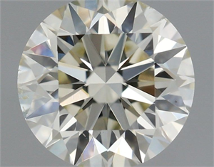 Picture of Natural Diamond 0.91 Carats, Round with Excellent Cut, J Color, SI1 Clarity and Certified by IGI
