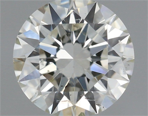 Picture of Natural Diamond 0.80 Carats, Round with Excellent Cut, I Color, SI2 Clarity and Certified by IGI