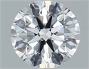 Natural Diamond 1.40 Carats, Round with Excellent Cut, D Color, VVS1 Clarity and Certified by GIA