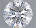 Natural Diamond 0.40 Carats, Round with Very Good Cut, H Color, VVS1 Clarity and Certified by GIA