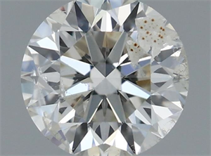 Picture of Natural Diamond 0.50 Carats, Round with Excellent Cut, H Color, I1 Clarity and Certified by IGI