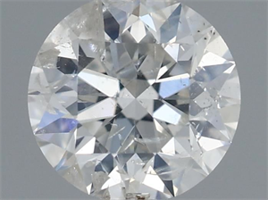 Picture of Natural Diamond 0.54 Carats, Round with Excellent Cut, H Color, I1 Clarity and Certified by IGI
