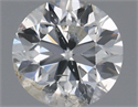 Natural Diamond 0.50 Carats, Round with Excellent Cut, H Color, I1 Clarity and Certified by IGI