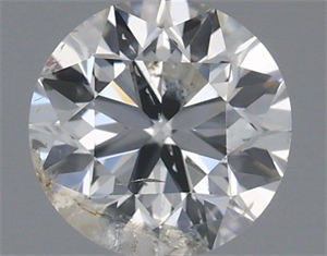 Picture of Natural Diamond 0.50 Carats, Round with Excellent Cut, H Color, I1 Clarity and Certified by IGI