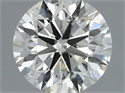 Natural Diamond 0.70 Carats, Round with Excellent Cut, K Color, SI1 Clarity and Certified by IGI