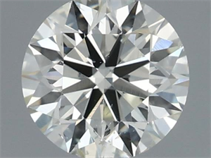 Foto Diamante Natural 0.70 quilates, Redondo , Color K, claridad SI1 y certificado IGI de