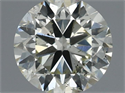 Natural Diamond 0.70 Carats, Round with Very Good Cut, J Color, SI1 Clarity and Certified by IGI