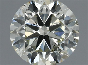 Picture of Natural Diamond 0.70 Carats, Round with Very Good Cut, J Color, SI1 Clarity and Certified by IGI