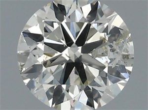 Foto Diamante Natural 0.70 quilates, Redondo , Color K, claridad SI2 y certificado IGI de