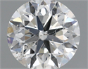 Natural Diamond 0.91 Carats, Round with Very Good Cut, I Color, SI2 Clarity and Certified by GIA