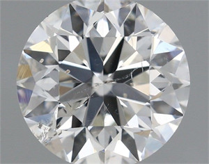 Picture of Natural Diamond 0.91 Carats, Round with Very Good Cut, I Color, SI2 Clarity and Certified by GIA