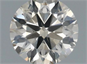 Natural Diamond 0.75 Carats, Round with Excellent Cut, L Color, SI1 Clarity and Certified by IGI