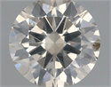 Natural Diamond 0.71 Carats, Round with Excellent Cut, M Color, SI2 Clarity and Certified by IGI
