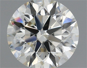 Foto Diamante Natural 0.90 quilates, Redondo , Color L, claridad VS2 y certificado GIA de