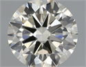 Natural Diamond 0.73 Carats, Round with Excellent Cut, M Color, VVS2 Clarity and Certified by IGI