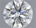 Natural Diamond 0.40 Carats, Round with Excellent Cut, J Color, VVS2 Clarity and Certified by GIA