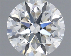 Picture of Natural Diamond 0.40 Carats, Round with Excellent Cut, J Color, VVS2 Clarity and Certified by GIA