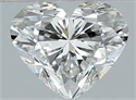 Diamante Natural 1.00 quilates, Corazón , Color G, claridad VVS1 y certificado IGI