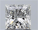 Natural Diamond 1.01 Carats, Princess with  Cut, G Color, VVS1 Clarity and Certified by IGI